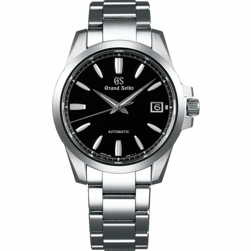 Grand Seiko Automatic Date Stainless Steel / Black / Bracelet SBGR257