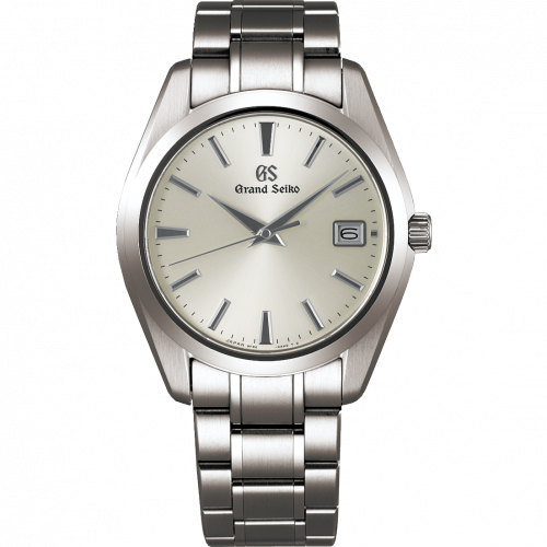 Grand Seiko Quartz Titanium / Silver / Bracelet SBGV229