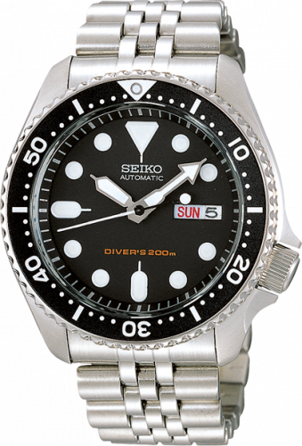 Seiko Seiko SKX007 Black / Stainless Steel SKX007K2