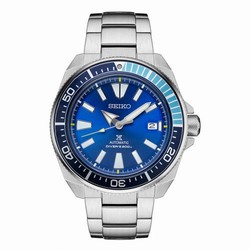 Seiko Prospex Diver Samurai Stainless Steel / Blue Lagoon / Bracelet SRPB09