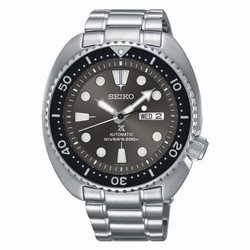 Seiko Prospex Diver Turtle Stainless Steel / Grey / Bracelet SRPC23
