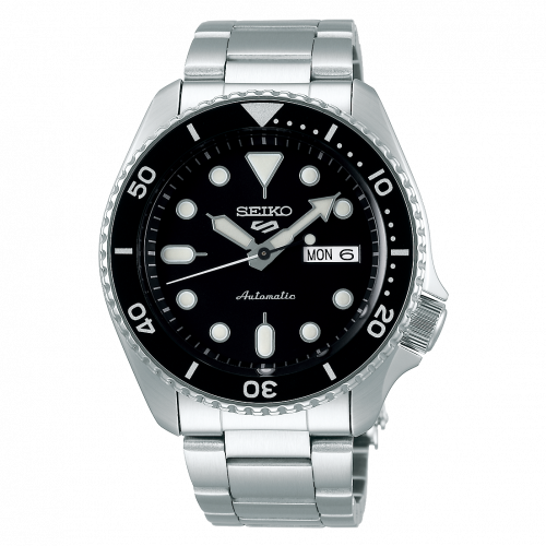 Seiko 5 Sports Sports Style Stainless Steel / Black / Bracelet SRPD55K1