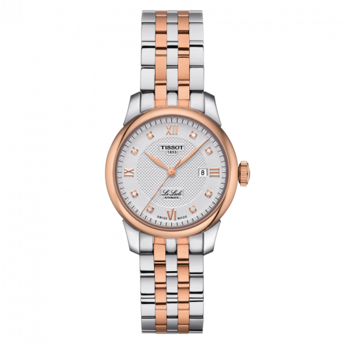Tissot Le Locle 29 Automatic Lady Stainless Steel / Rose Gold PVD / Silver T006.207.22.036.00