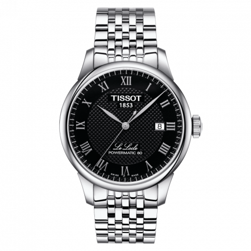 Tissot Le Locle Powermatic 80 39.3 Stainless Steel / Black / Bracelet T006.407.11.053.00