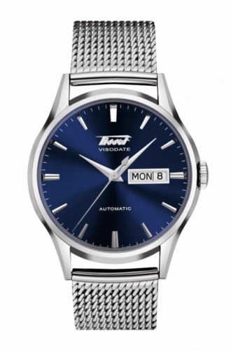 Tissot Visodate Automatic Stainless Steel / Blue / Milanese T019.430.11.041.00