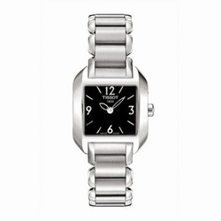 Tissot T-Wave Square Quartz 23.6 Stainless Steel / Black / Bracelet T02.1.285.52