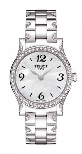 Tissot Stylis-T Quartz 29 Stainless Steel / Diamond / MOP / Bracelet T028.210.11.117.00