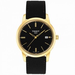 Tissot Dream Quartz 38 Yellow Gold PVD / Black / Strap T033.410.36.051.01