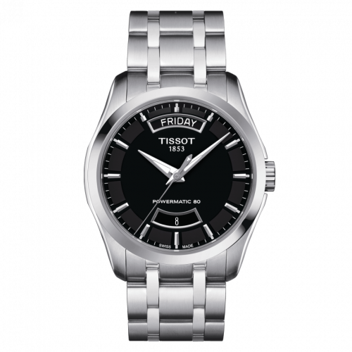 Tissot Couturier Powermatic 80 39 Stainless Steel / Black / Bracelet T035.407.11.051.01