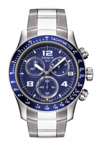 Tissot V8 Quartz Chronograph Tachymeter Blue T039.417.11.047.02