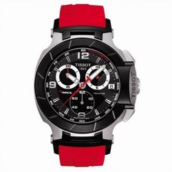 Tissot T-Race Quartz Red Rubber T048.417.27.057.01