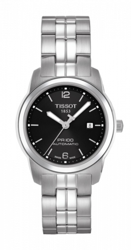Tissot PR 100 Automatic 27 Stainless Steel / Black / Bracelet T049.307.11.057.00