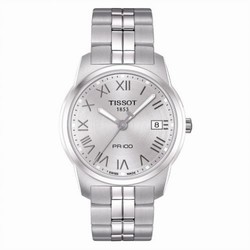 Tissot PR 100 Quartz 38 Stainless Steel / Silver / Bracelet T049.410.11.033.01
