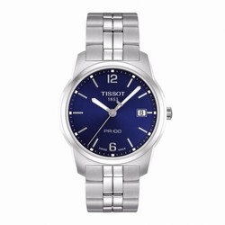 Tissot PR 100 Quartz 38 Stainless Steel / Blue / Bracelet T049.410.11.047.01