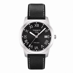 Tissot PR 100 Quartz 38 Stainless Steel / Black / Strap T049.410.16.053.01