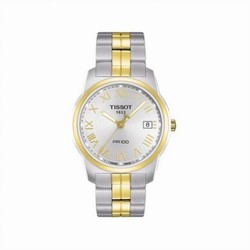 Tissot PR 100 Quartz 38 Stainless Steel / Yellow Gold PVD / Bracelet T049.410.22.033.01