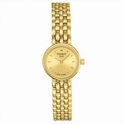 Tissot Lovely PVD Yellow Gold / Champagne / Bracelet T058.009.33.021.00