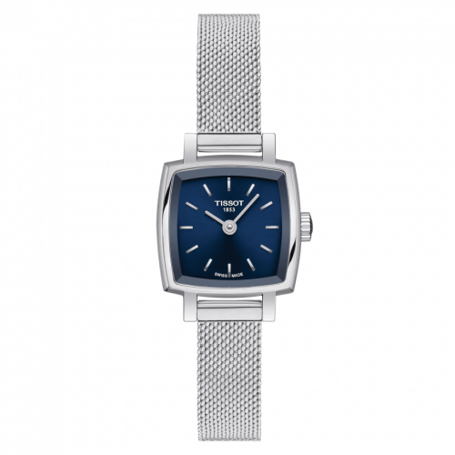 Tissot Lovely Square Stainless Steel / Blue / Bracelet T058.109.11.041.00