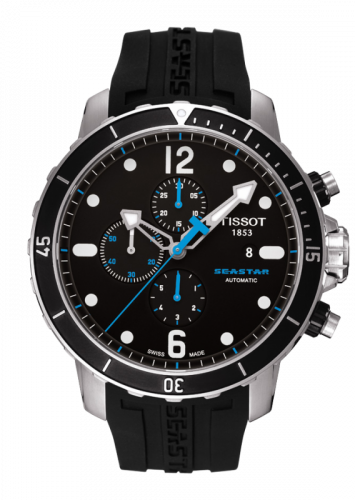 Tissot Seastar 1000 Automatic Chronograph Black Rubber T066.427.17.057.00