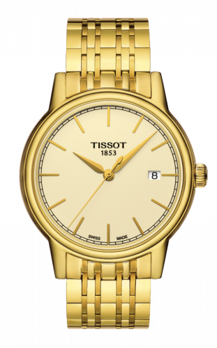Tissot Carson Quartz 40 Yellow Gold PVD / Champagne / Bracelet T085.410.33.021.00
