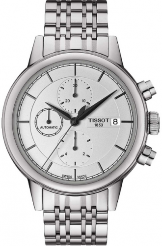 Tissot Carson Automatic Chronograph 42.3 Stainless Steel / Silver / Bracelet T085.427.11.011.00