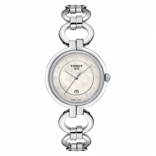 Tissot Flamingo Stainless Steel / MOP / Bracelet T094.210.11.116.00