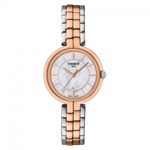 Tissot Flamingo Bicolor / MOP / Bracelet T094.210.22.111.00