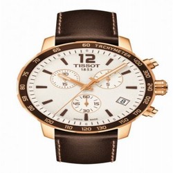 Tissot Quickster Chronograph Rose PVD / Silver T095.417.36.037.02