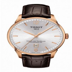 Tissot Chemin des Tourelles Powermatic 80 Rose PVD / Silver T099.407.36.037.00