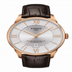 Tissot Chemin des Tourelles Powermatic 80 Rose PVD / Silver Roman T099.407.36.038.00
