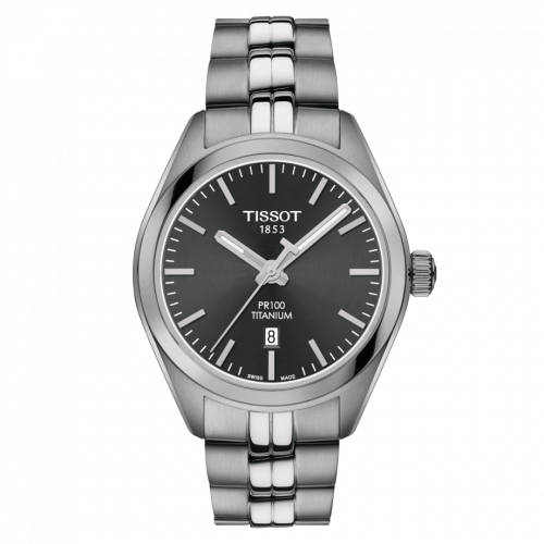 Tissot PR 100 Quartz 33 Titanium / Grey / Bracelet T101.210.44.061.00