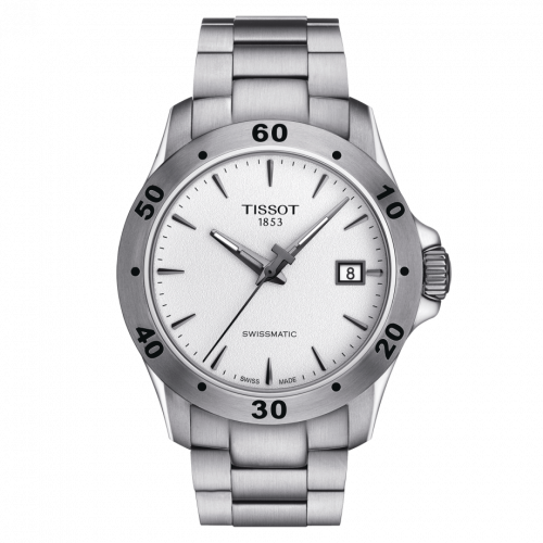 Tissot V8 Swissmatic 42.5 Stainless Steel / Silver / Bracelet T106.407.11.031.01