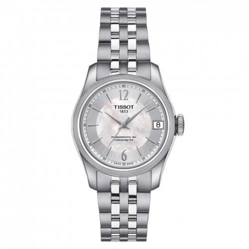 Tissot Ballade Powermatic 80 COSC 32 Stainless Steel / MOP / Bracelet T108.208.11.117.00