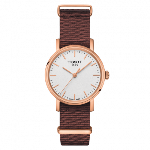 Tissot Everytime Small Rose Gold PVD / Silver / NATO T109.210.37.031.00