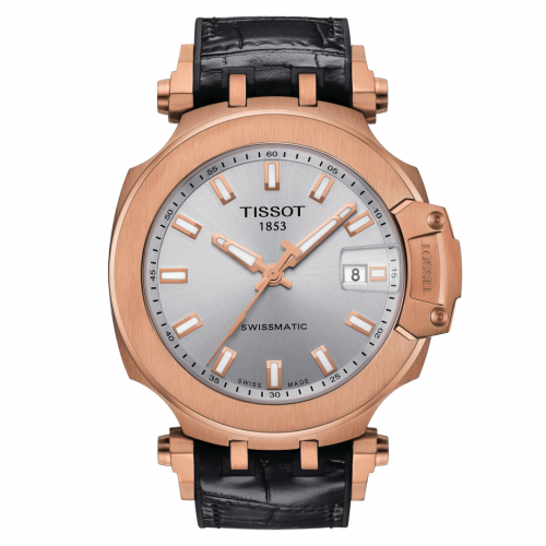 Tissot T-Race Swissmatic 45 Rose Gold PVD / Silver T115.407.37.031.00