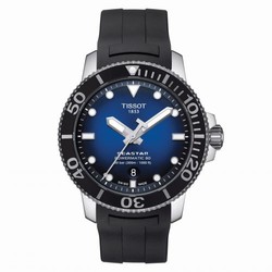 Tissot Seastar 1000 Powermatic 80 43 Stainless Steel / Gradient Blue / Rubber T120.407.17.041.00