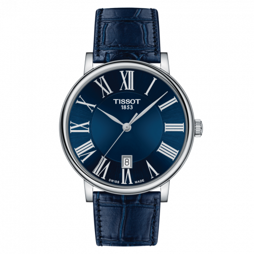 Tissot Carson Premium Quartz 40 Stainless Steel / Blue / Strap T122.410.16.043.00