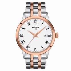 Tissot Dream Quartz 42 Two Tone / White / Bracelet T129.410.22.013.00