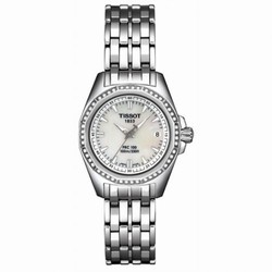 Tissot PRC 100 Quartz 29.7 Stainless Steel / MOP / Bracelet T22.1.181.21