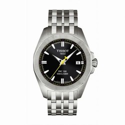 Tissot PRC 100 Quartz 41.3 Stainless Steel / Black / Bracelet T22.1.581.51