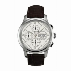 Tissot Le Locle Chronograph 42.3 Stainless Steel / Silver / Strap T41.1.317.31