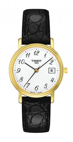 Tissot Desire Quartz 27 Yellow Gold PVD / White / Strap T52.5.121.12