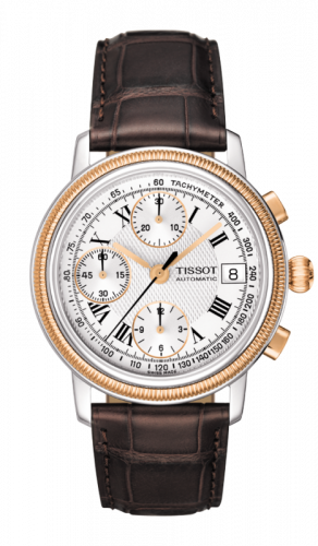 Tissot Bridgeport Automatic Chronograph Rose Gold Bezel T71.1.467.13