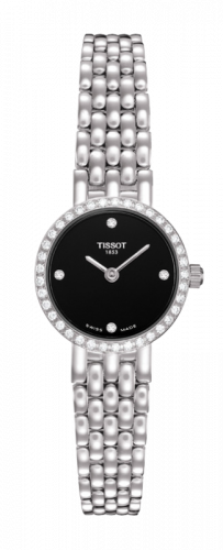 Tissot Caliente Quartz 19.5 White Gold / Diamond / Black / Bracelet T74.5.112.56