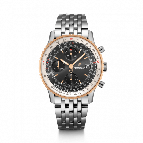 Breitling Navitimer 1 Chronograph 41 Stainless Steel / Red Gold / Black / Bracelet U13324211B1A1