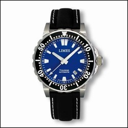 Limes 1Tausend Automatic Blue - Leather strap U8787-LA2.7