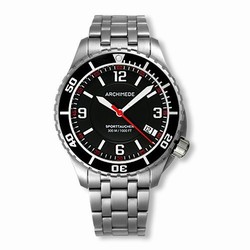 Archimede SportTaucher Stainless Steel / Black / Bracelet UA8974B-TS-A1.1