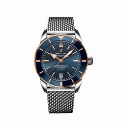 Breitling Superocean Heritage II B20 Automatic 42 Stainless Steel / Red Gold / Blue / Bracelet UB2010161C1A1