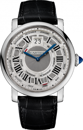 Cartier Rotonde de Cartier 45 Annual Calendar White Gold / Silver W1580002