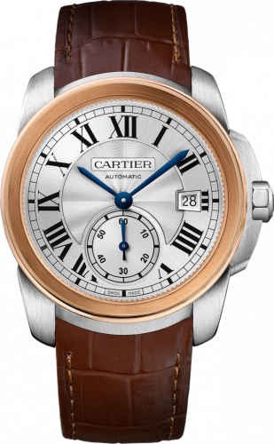 Cartier Calibre de Cartier 38 Stainless Steel / Pink Gold / Silver W2CA0002